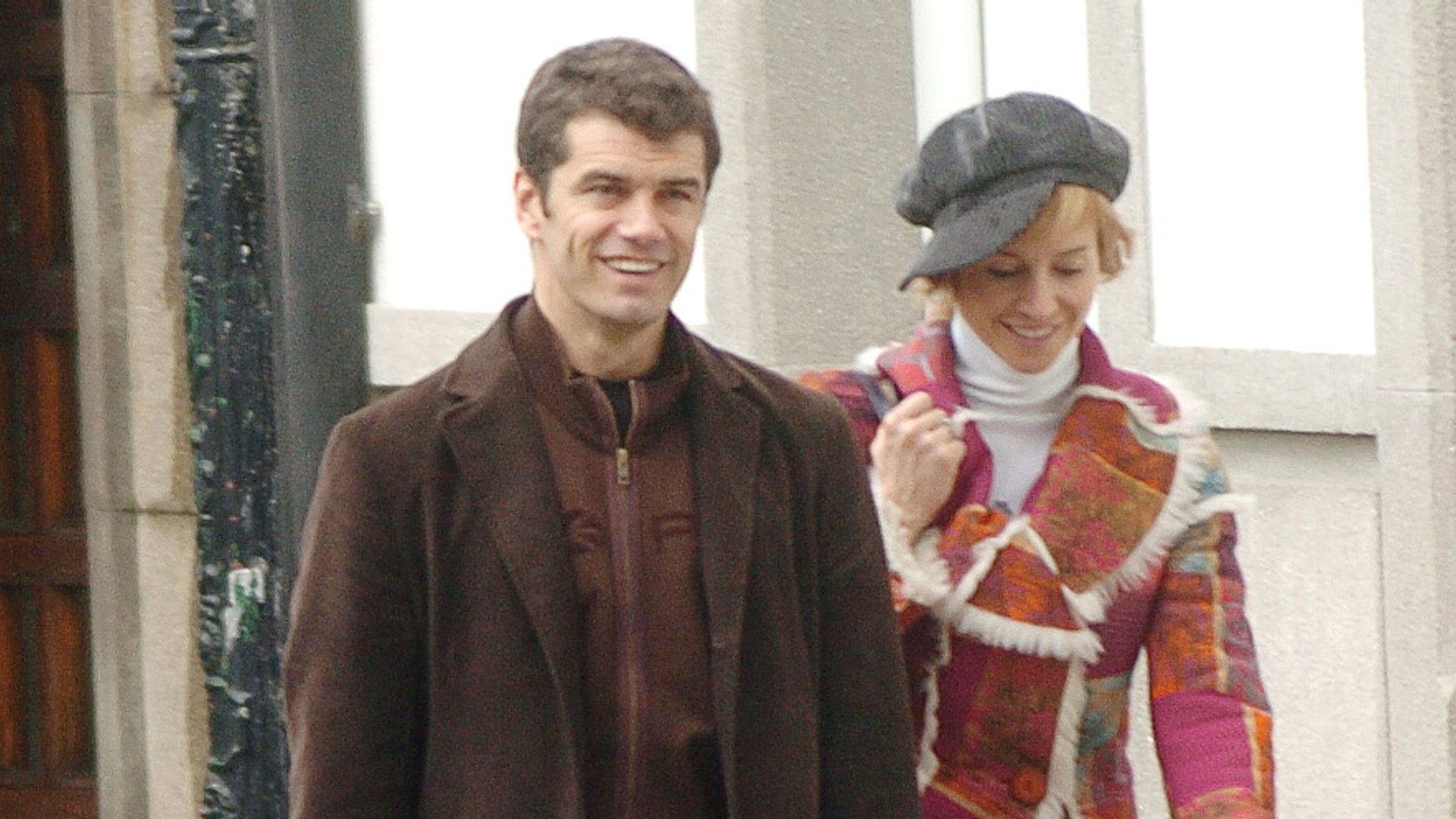 Toni Cantó y Mar Regueras en Santiago de Compostela el 16 de enero de 2005