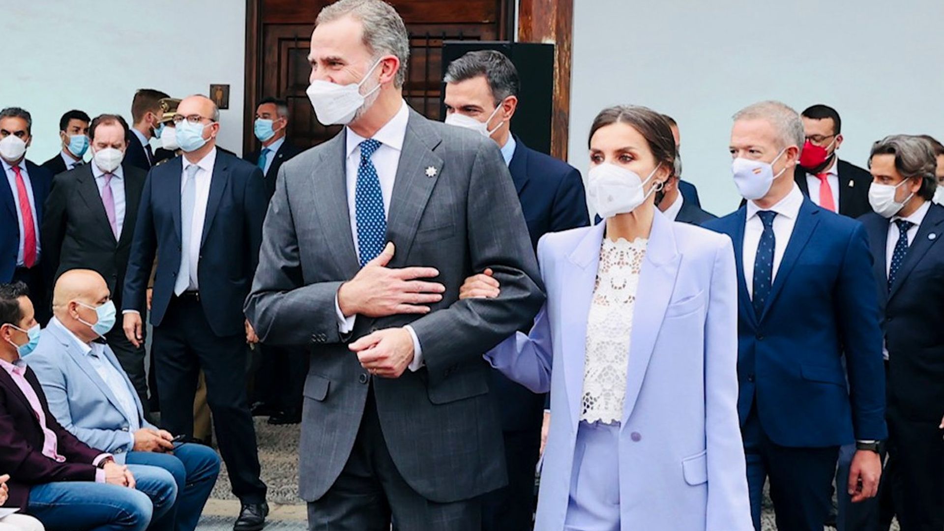 Los Reyes rinden homenaje al pueblo de La Palma: 'Fue una tristeza compartida y una impotencia colectiva'