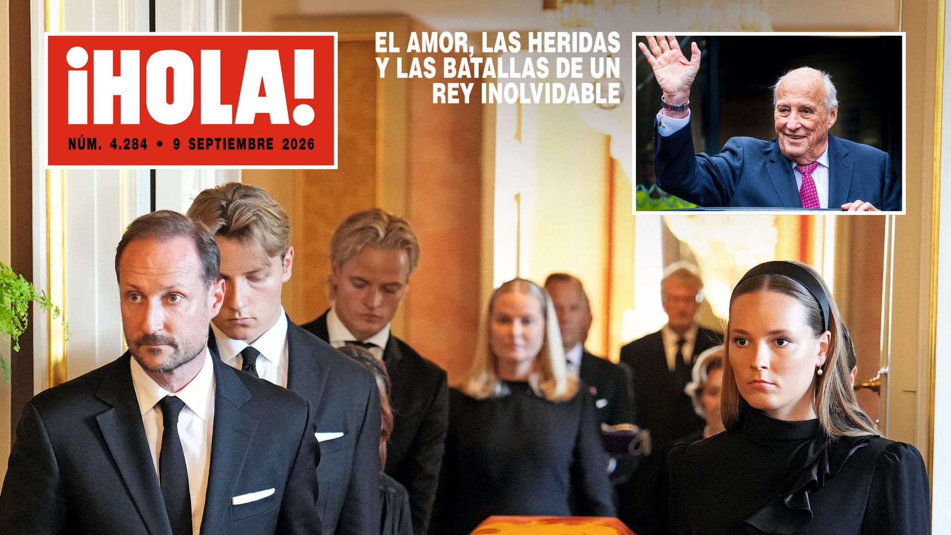 La histórica y emotiva despedida al rey Harald
