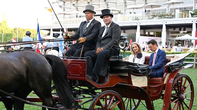 La infanta Elena con Hendrik Wüst, ministro presidente de Renania del Norte-Westfalia 