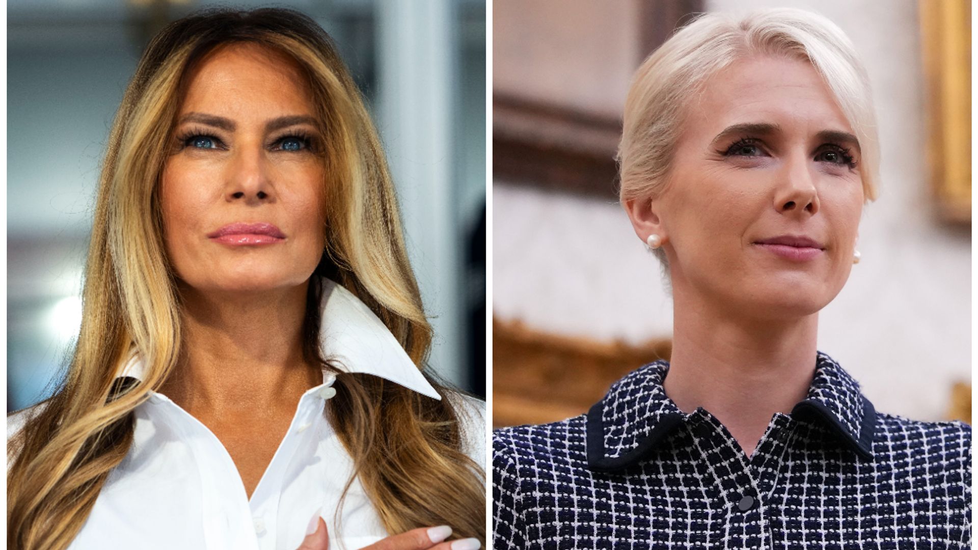 Melania Trump y Natalie Harp