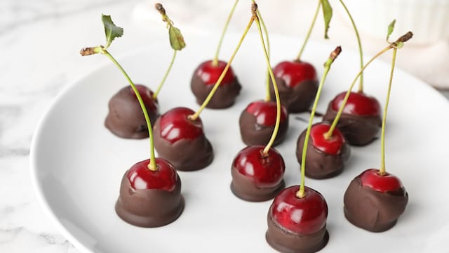 cerezas chocolate