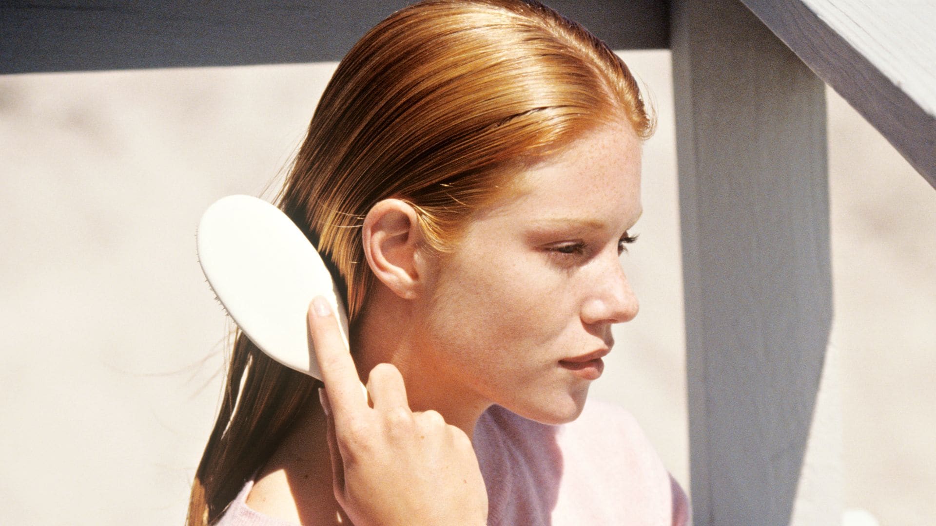 Cabello modelo belleza