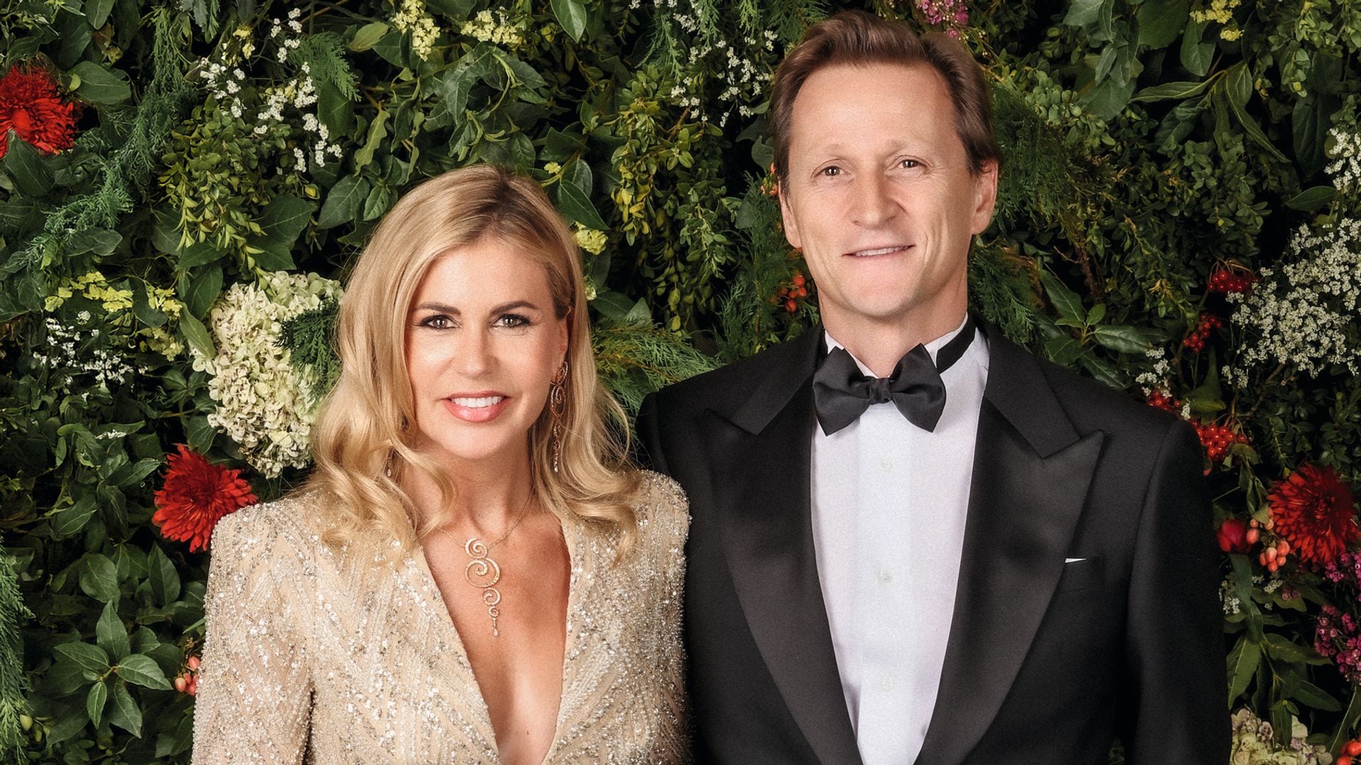 Patricia Cerezo y Kiko Gámez comenzaron su historia de amor tras el verano de 2021. En la imagen, la pareja en la fiesta del 80 aniversario de ¡HOLA!