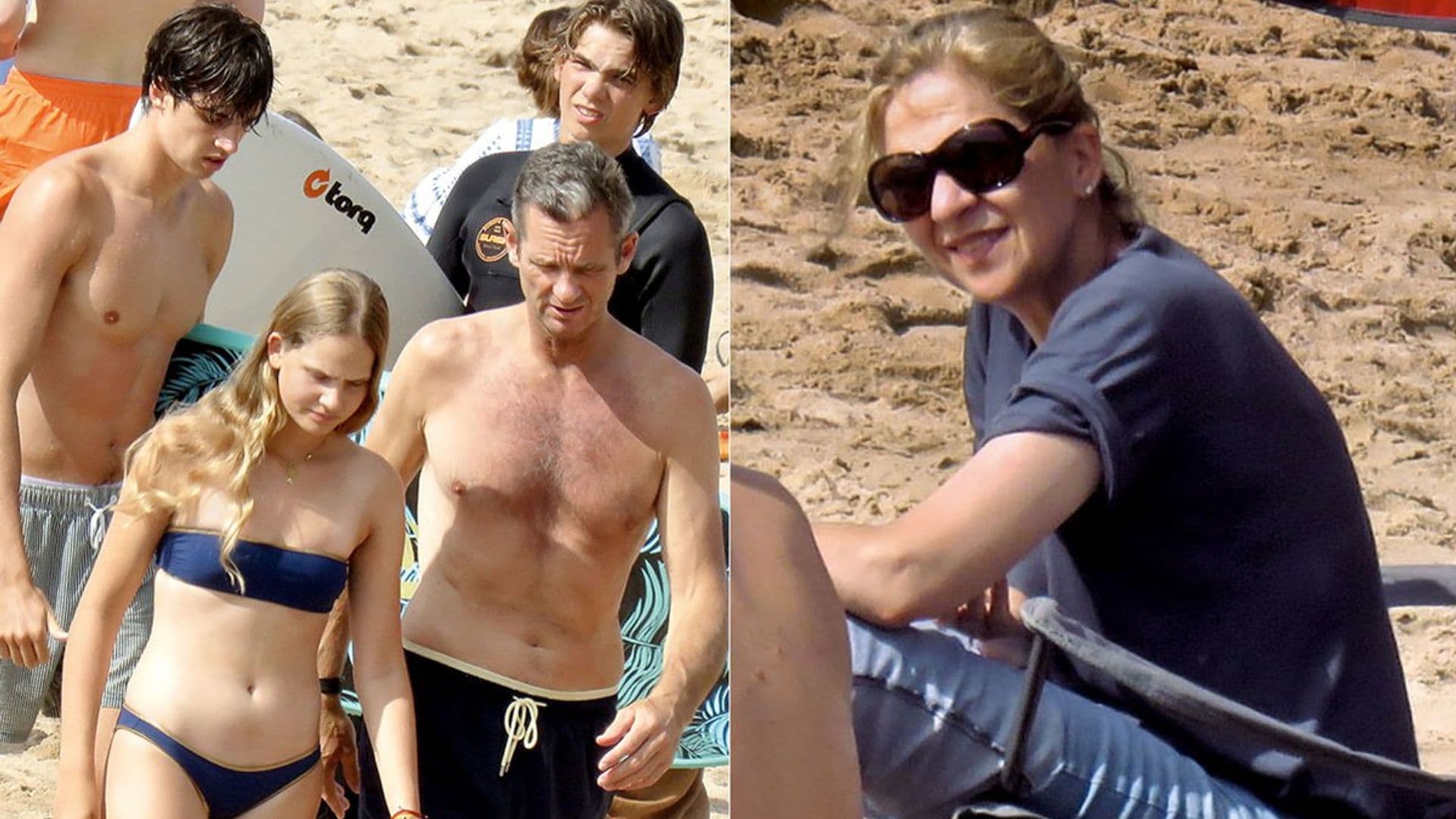 La infanta Cristina cumple su sueño de volver a reunir a su familia en vacaciones