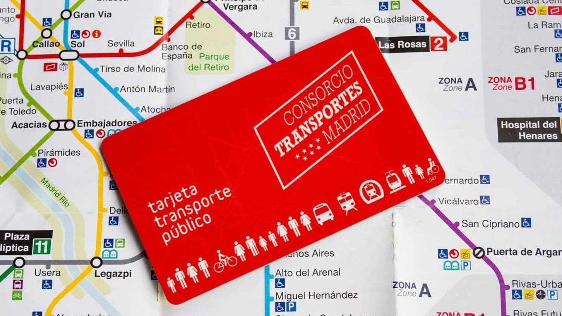 Tarjeta de transporte público de Madrid