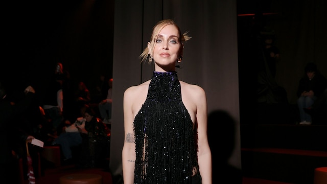 Chiara Ferragni en el desfile de Dsquared2 F/W 2025 - 2026 Milan Fashion Week