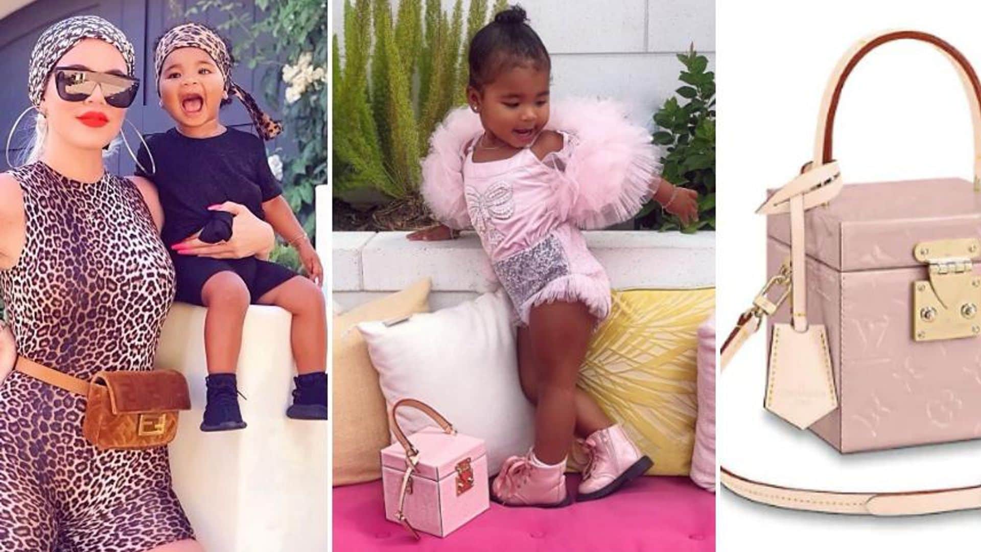La hija de Khloé Kardashian sorprende con su bolso Louis Vuitton y su look de bailarina