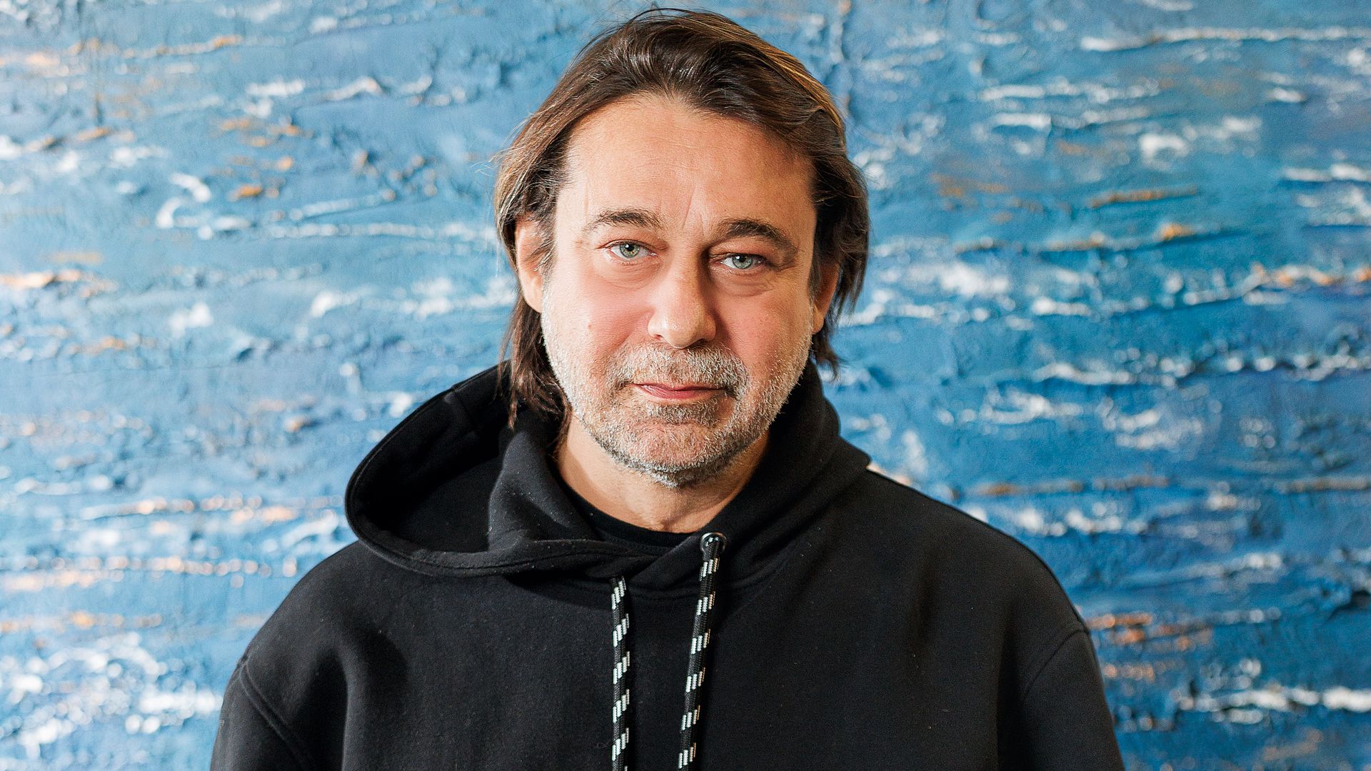 Jordi Mollà en la inauguración de su exposición