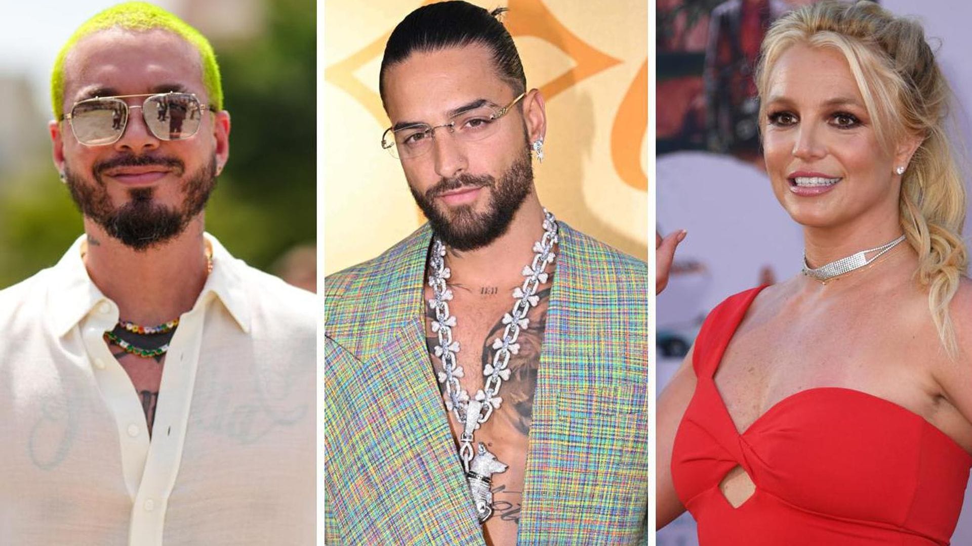 J Balvin revela de qué hablaron él y Maluma con Britney Spears