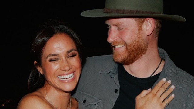 Meghan Markle y el príncipe Harry durante el concierto de Beyoncé en Los Ángeles.