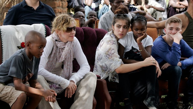 madonna y sus hijos