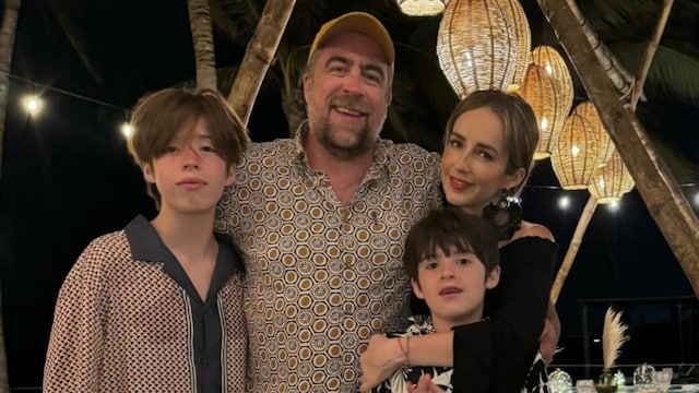 Jimena Pérez, Rafa Sarmiento y su familia
