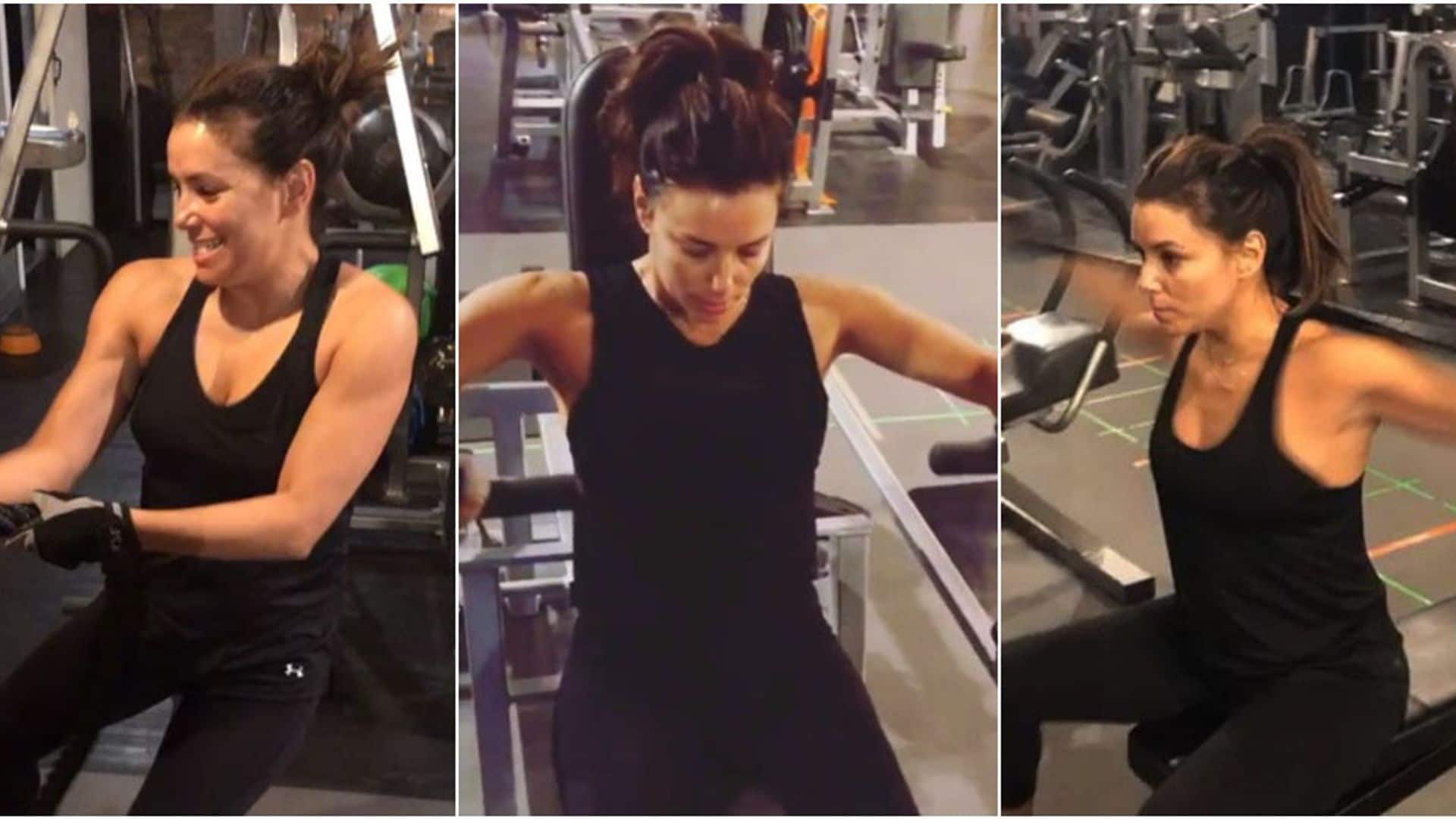 Estos son los ejercicios que Eva Longoria hace para recuperar su figura