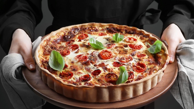 Tarta salada de tomates