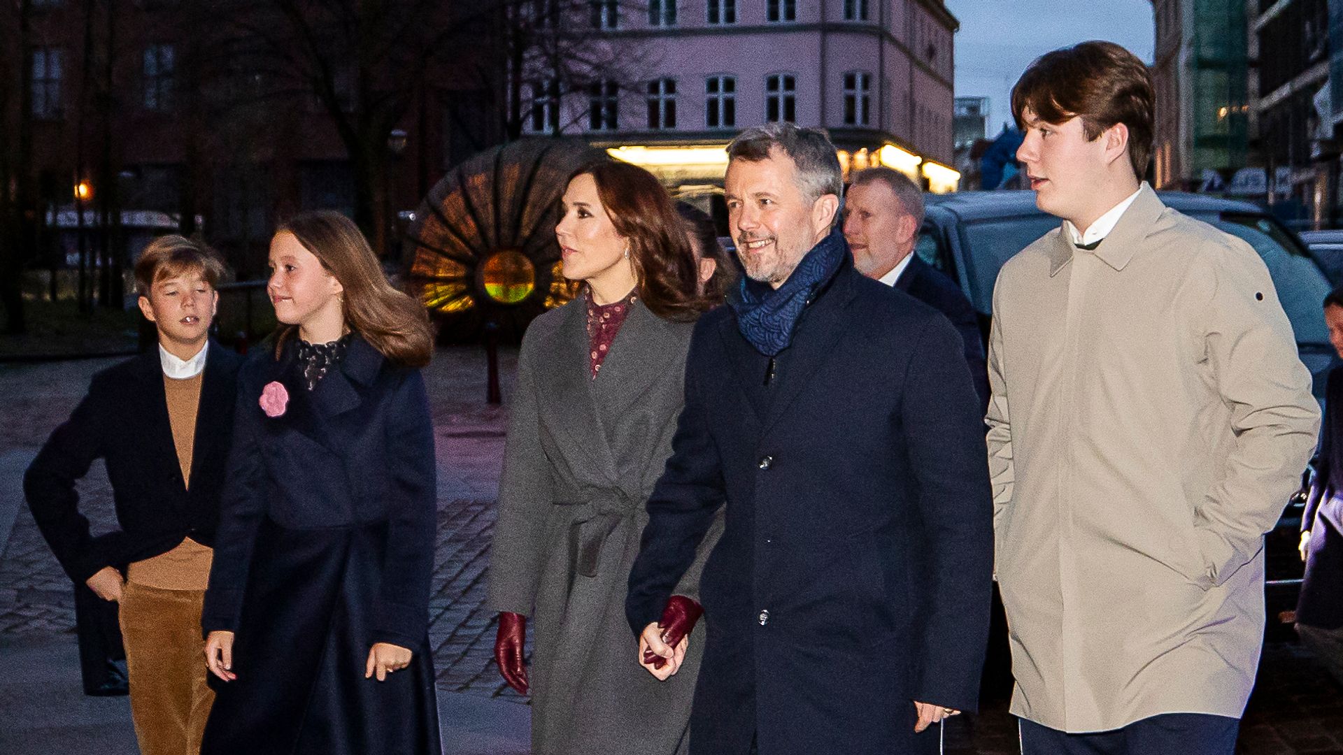 Federico y Mary de Dinamarca en la Navidad de 2023