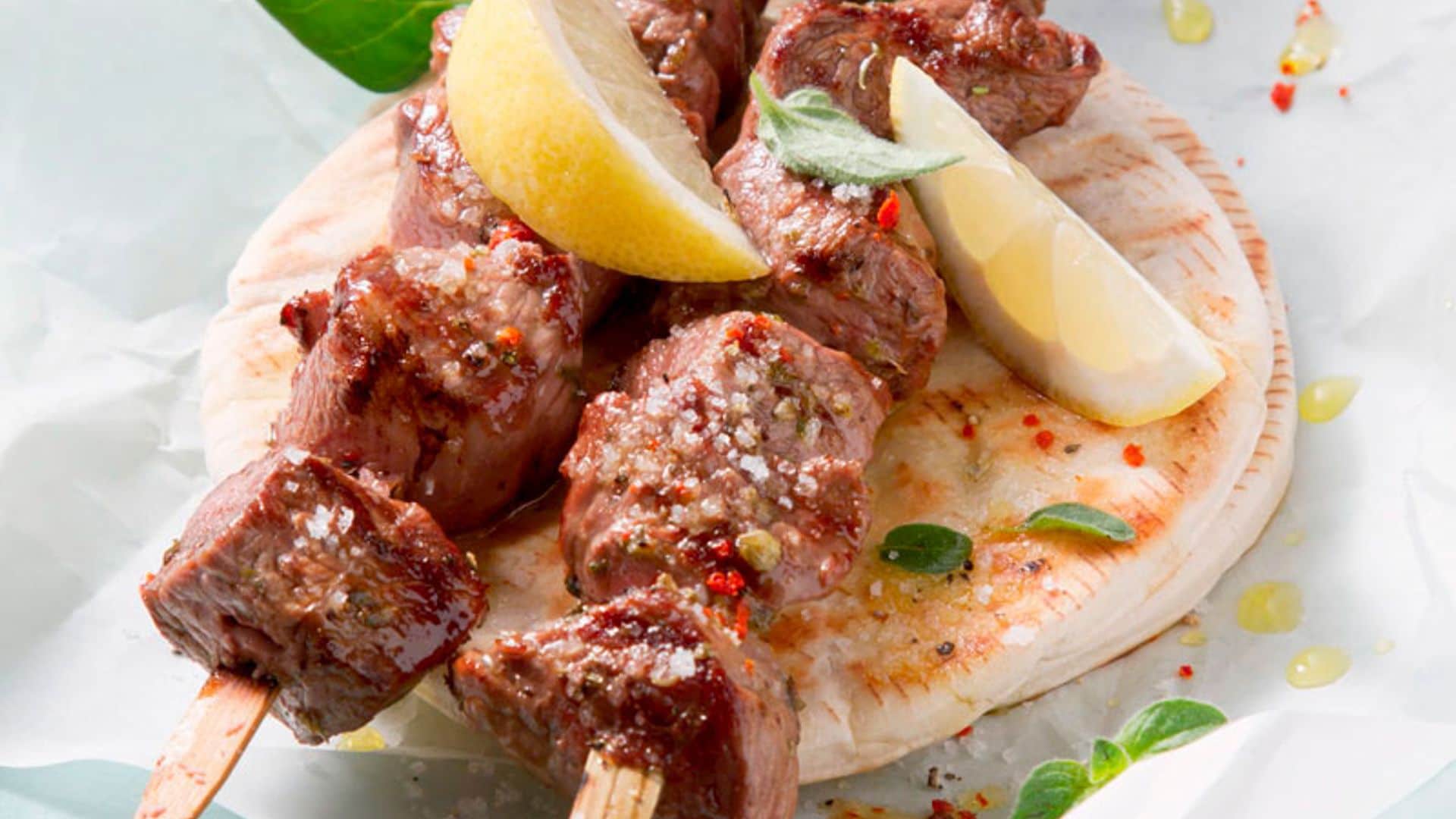 Kebab de cerdo