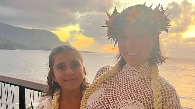 Penélope y su madre, Kourtney Kardashian
