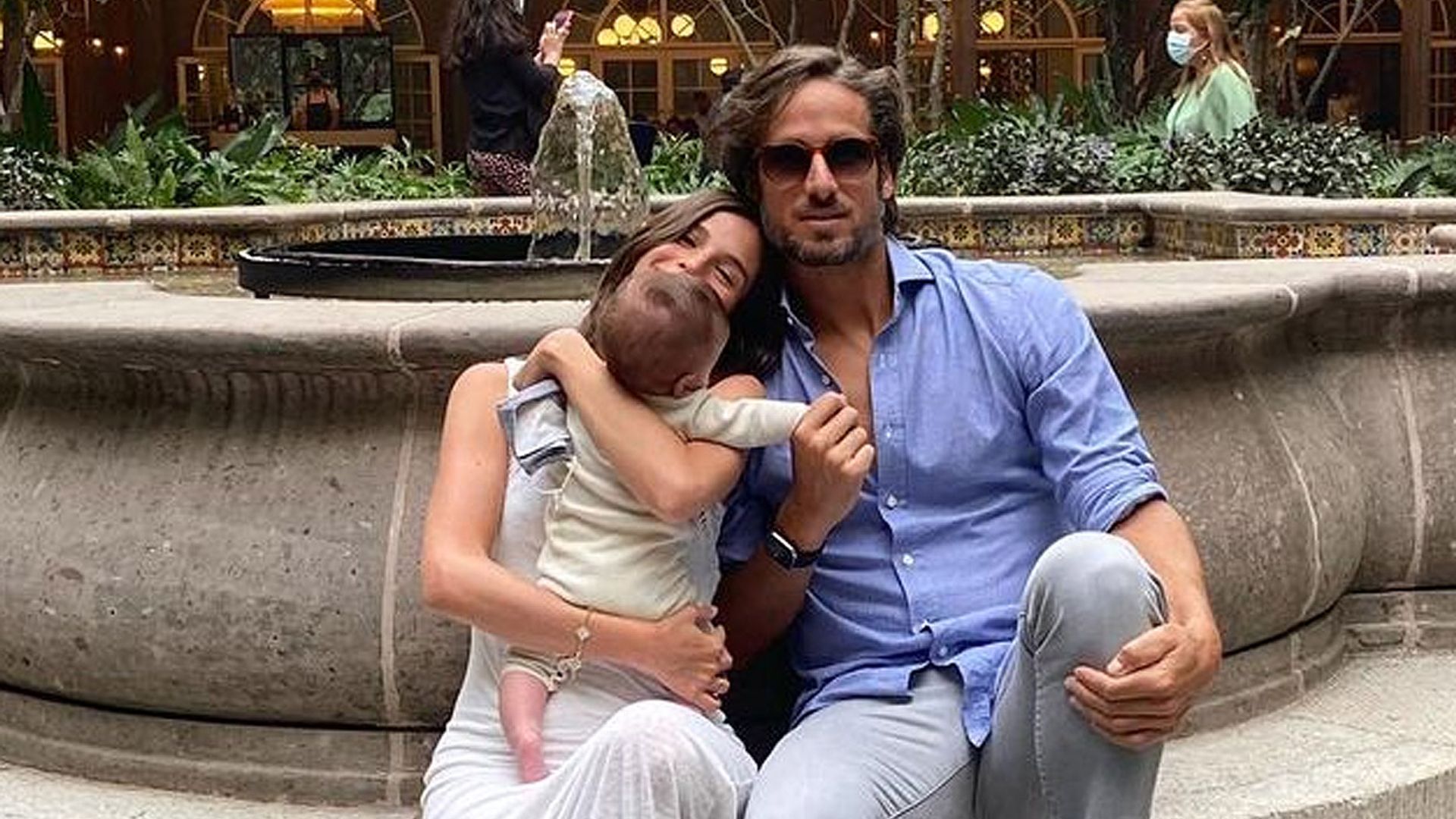 Sandra Gago y Darío, el mejor apoyo de Feliciano López en sus nuevos retos