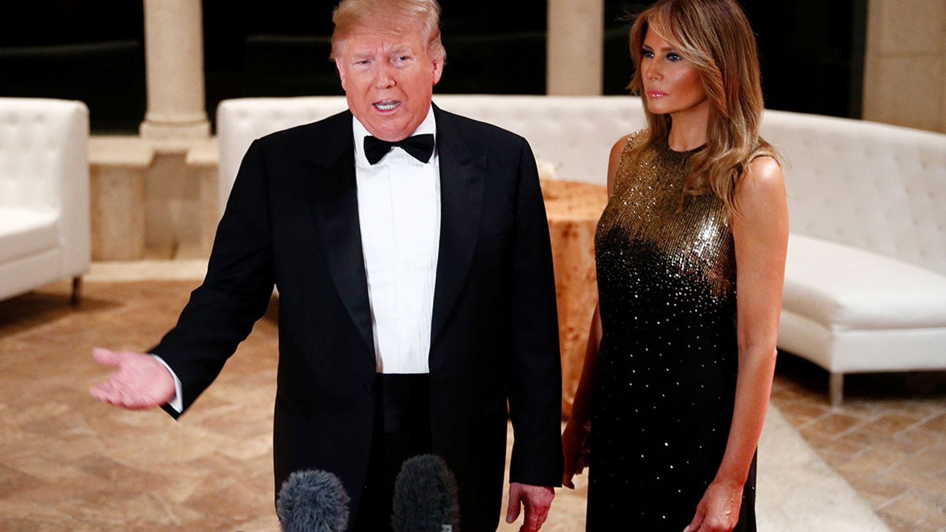 Melania Trump acierta en la última fiesta del año con su nuevo truco de estilo favorito