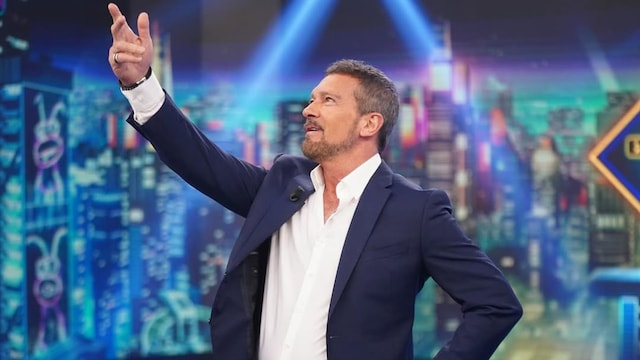 Antonio Banderas en el Hormiguero para promocionar sus nuevos proyectos 