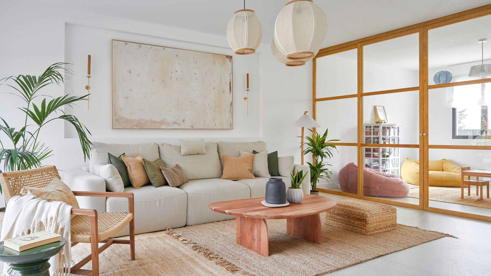 Salón con zona de juegos