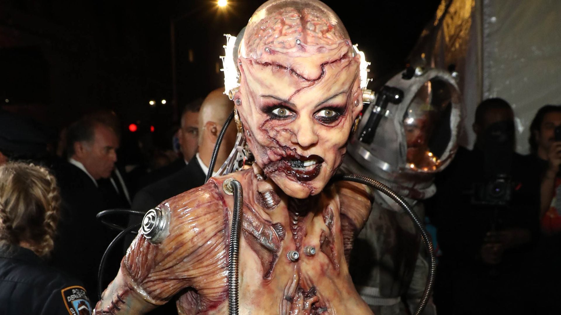 Heidi Klum con disfraz de Halloween en 2019