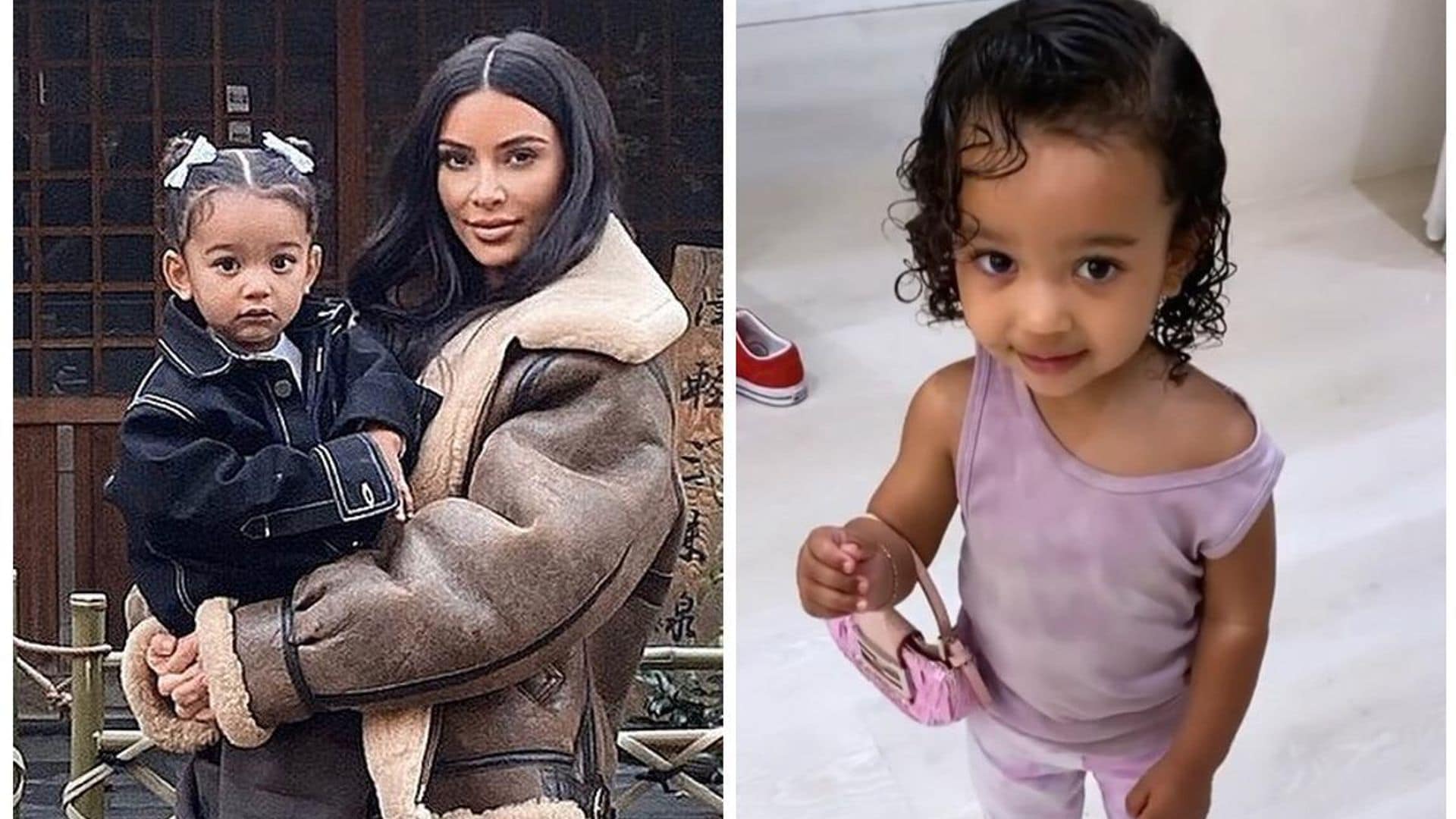 Chicago, la hija de Kim Kardashian, es la más coqueta ¡con los tacones de su mamá!