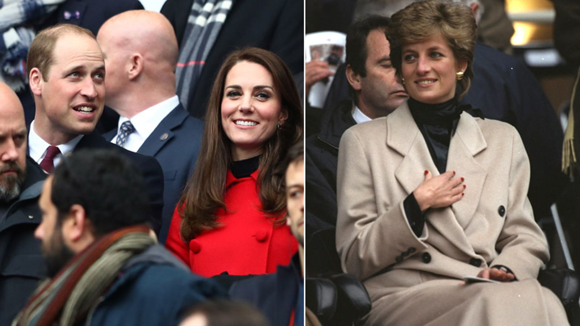 Los Duques de Cambridge y Diana de Gales: la imagen que se repite 22 años después