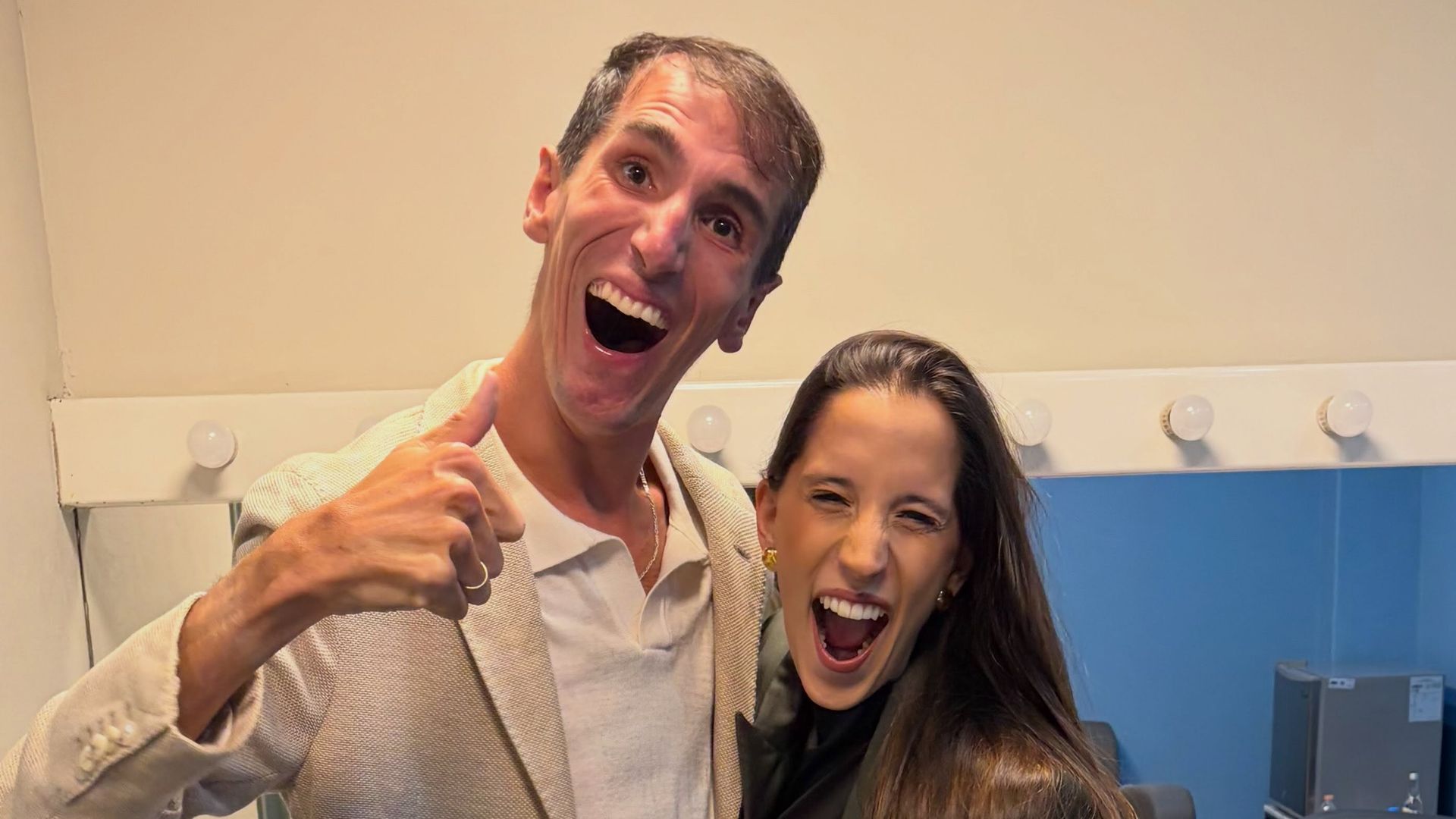 Álex Roca y su mujer, Mari Carmen Maza