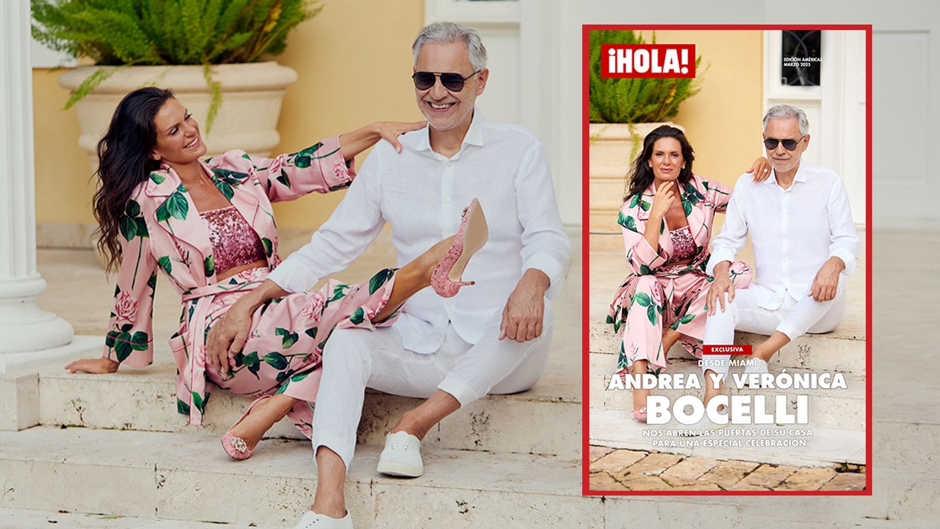 Andrea y Verónica Bocelli nos abren las puertas de su casa en Miami para una especial celebración [EXCLUSIVA]