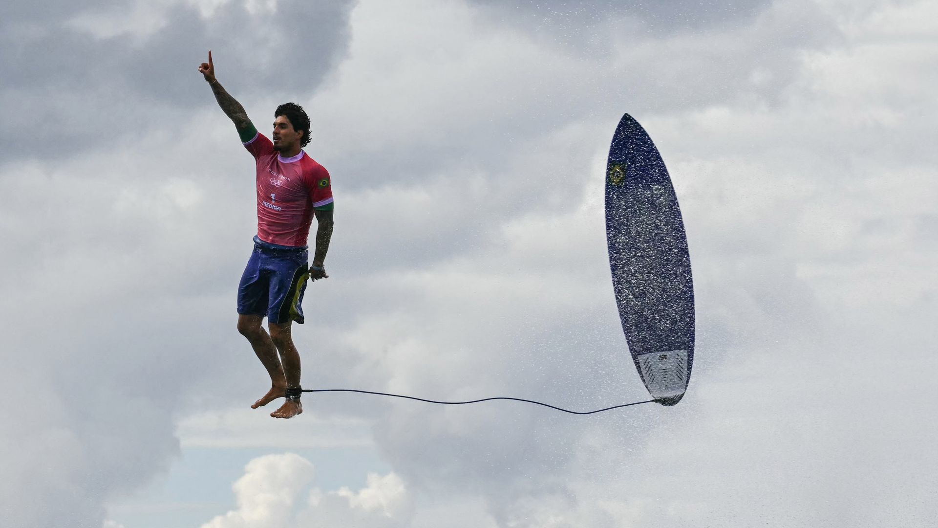 París 2024: la historia de la foto más increíble en lo que va de los Juegos Olímpicos