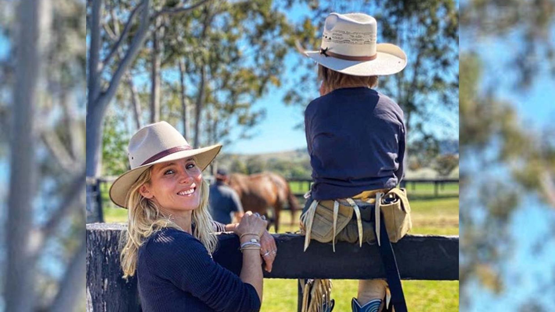 ¡Una familia de 'cowboys'! Elsa Pataky y sus hijos se divierten en una granja