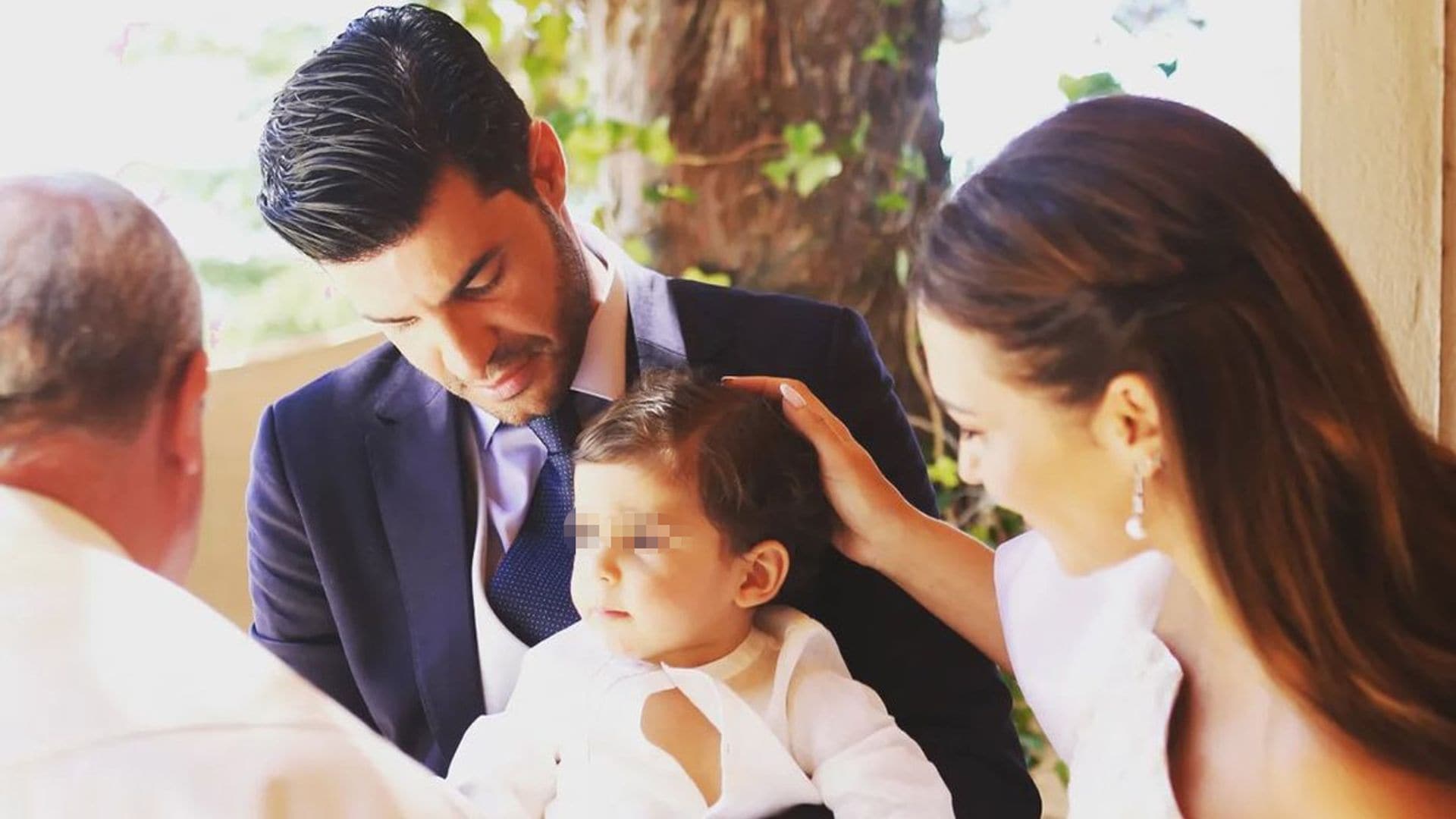 La 'inmensa felicidad' de Paula Echevarría y Miguel Torres en el bautizo de su hijo