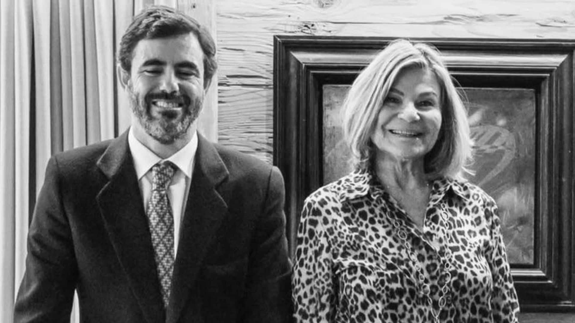 La emotiva imagen de Cari Lapique junto a su yerno Antonio Matos y sus nietos que demuestra su gran unión familiar