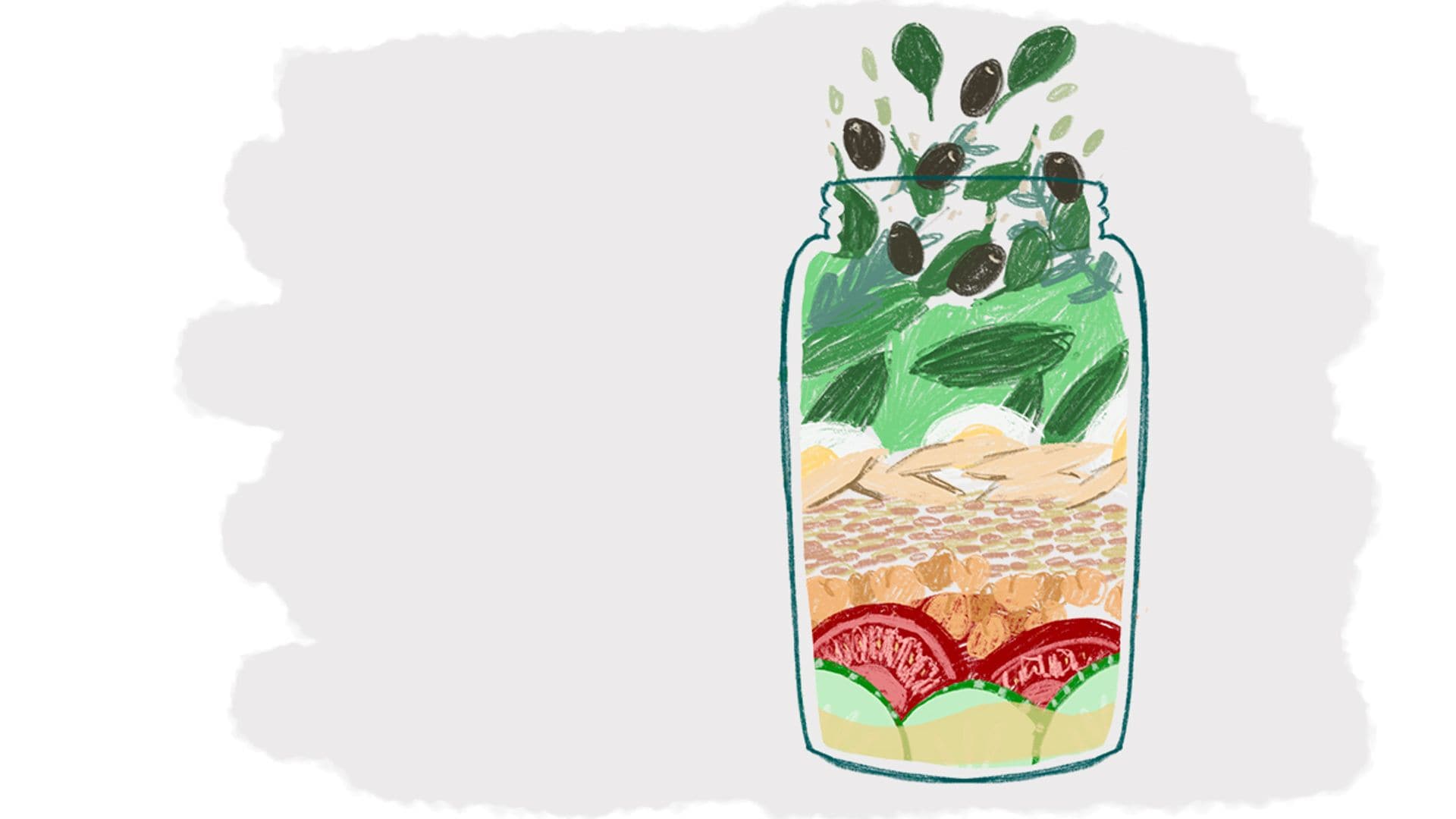 La ensalada perfecta para llevar a todas partes