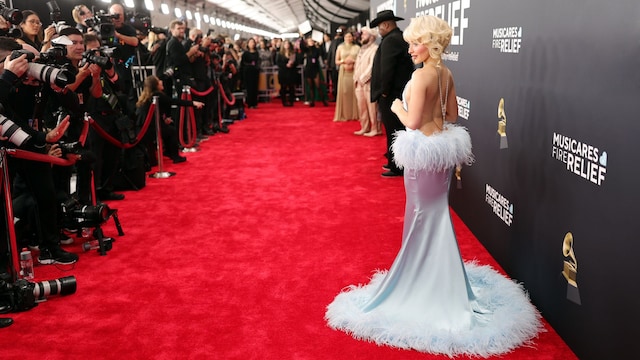 Sabrina Carpenter attends the 67th Annual GRAMMY Awards on February 02, 2025 in Los Angeles, California.  (Photo by Neilson Barnard/Getty Images for The Recording Academy)