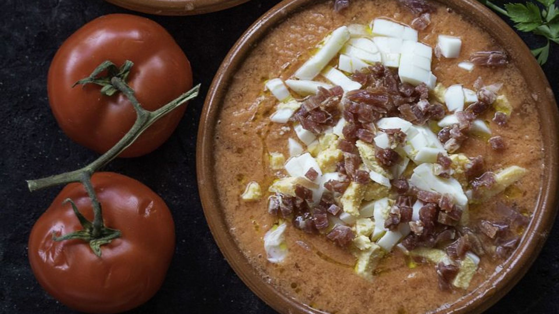 Salmorejo sin pan en Thermomix