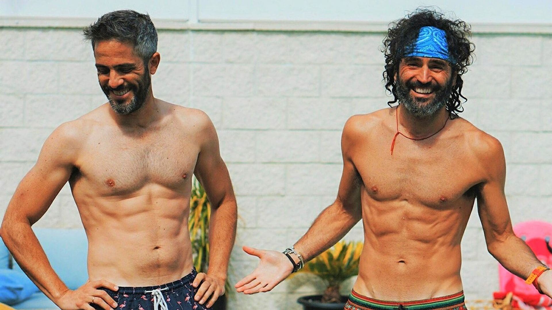 Las divertidas y 'estresantes' vacaciones en familia de Roberto Leal y el reportero Raúl Gómez (Maratón Man)
