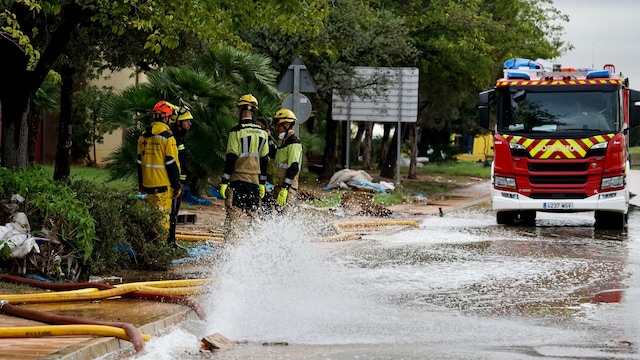 Plano general de labores de los bomberos tras la DANA