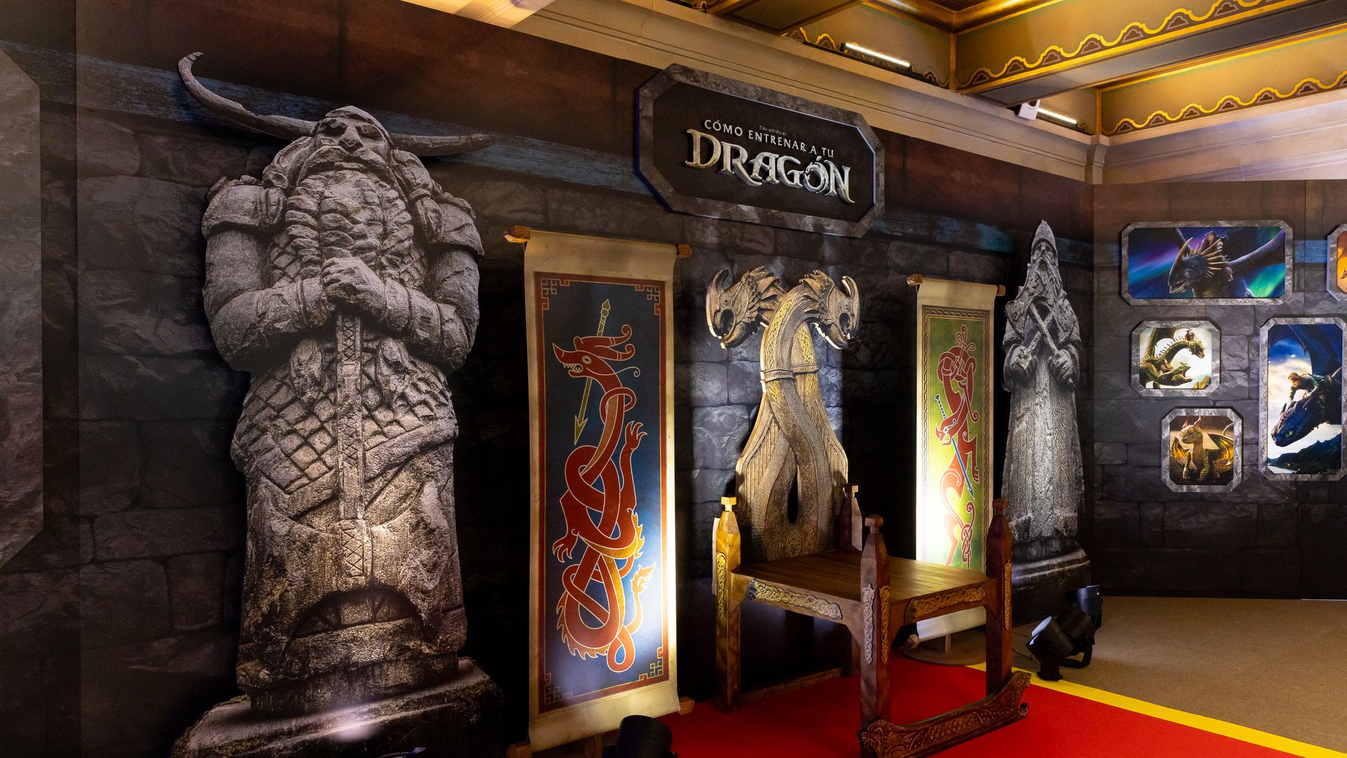 Experiencia inmersiva con motivo del estreno del live action Cómo entrenar a tu dragón en el espacio telefónica Gran Vía de Madrid