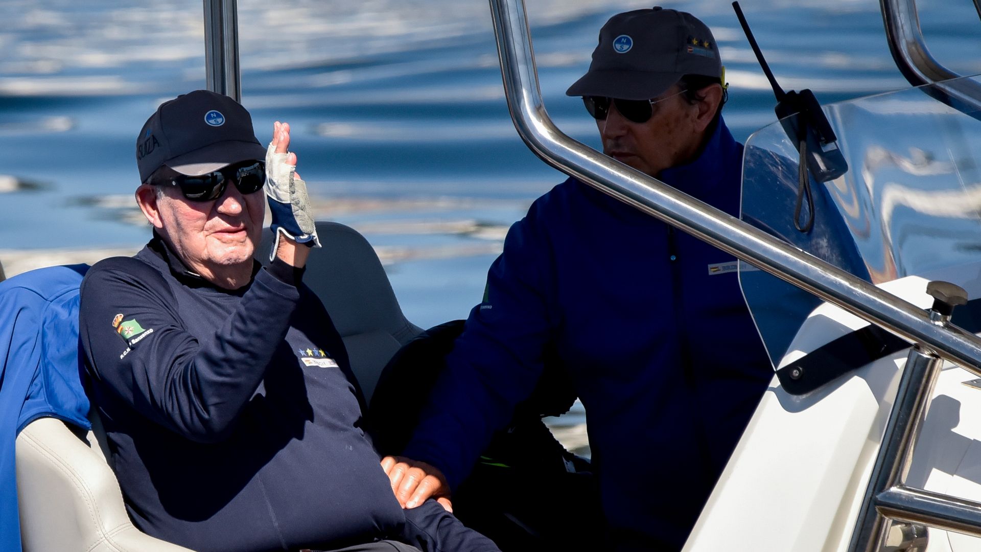 El rey Juan Carlos en la segunda jornada de regatas