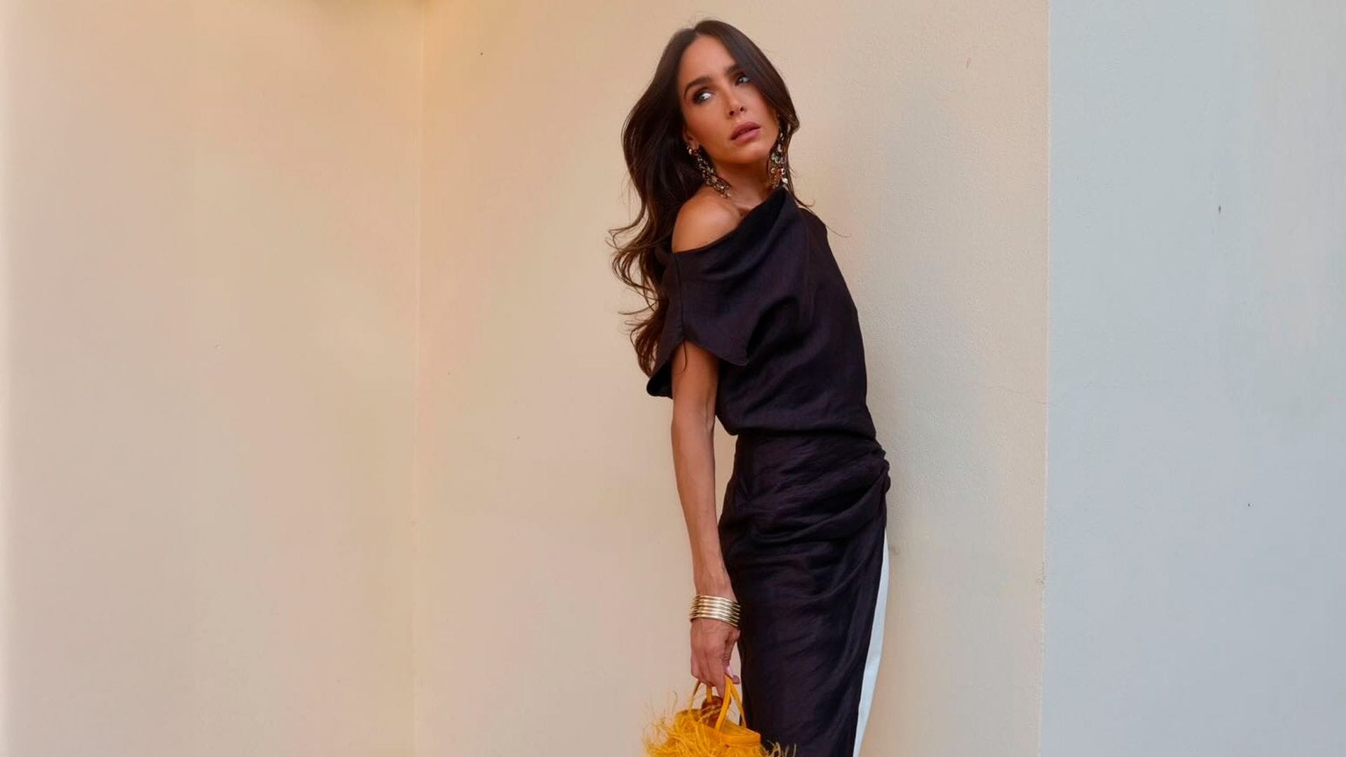 Rocío Osorno con look de invitada de Zara
