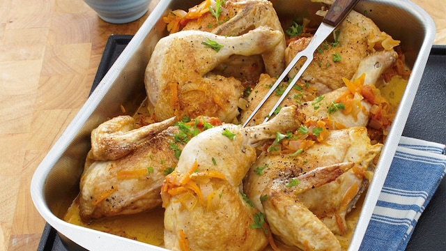 pollo asado age