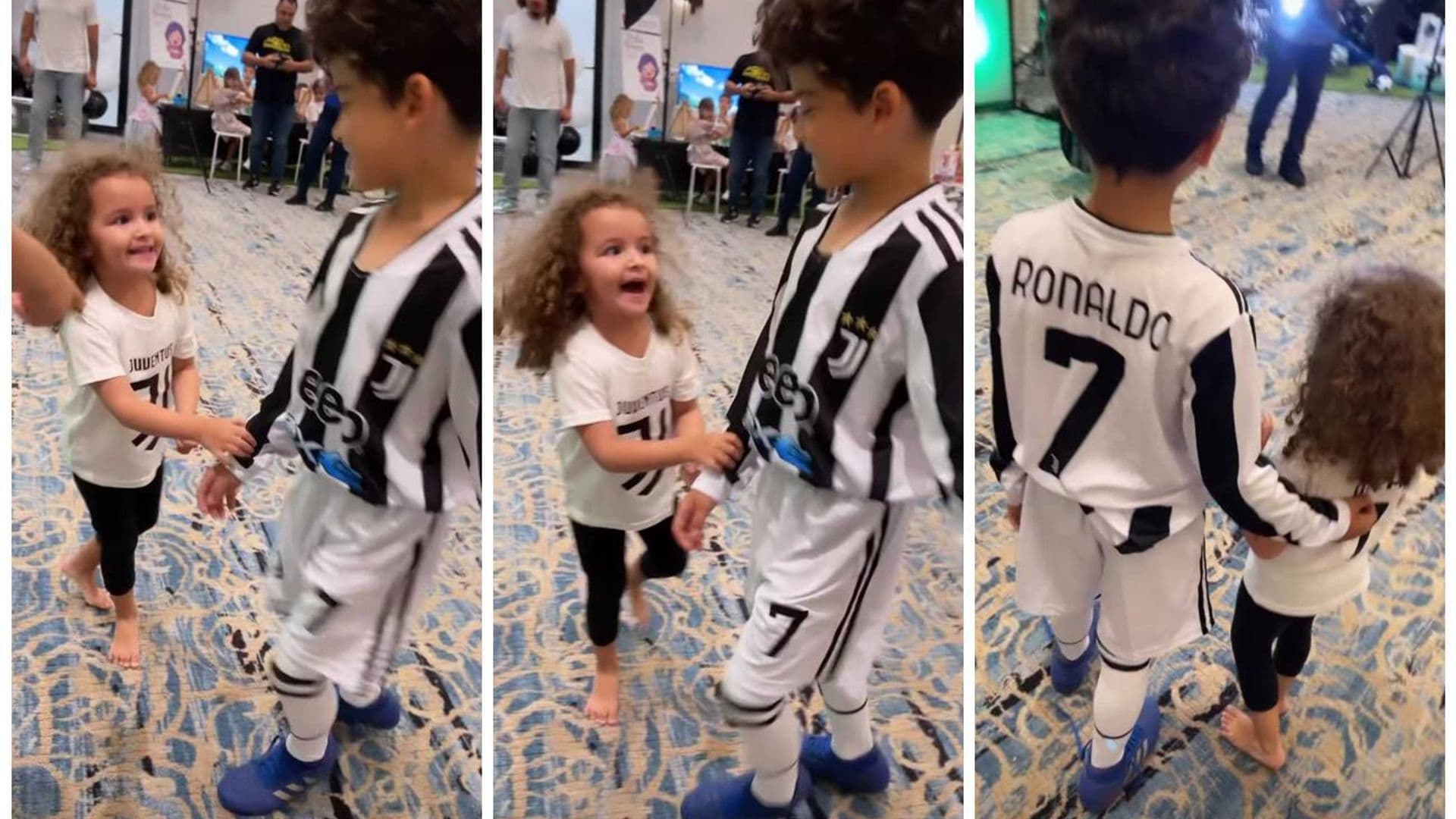Hija de Nacho Mendoza conquista la pista de baile con su hermano mayor, Matías
