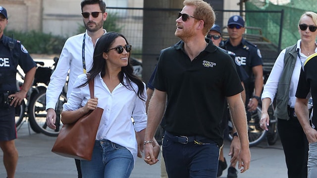 meghan markle y el principe harry en los invictus games