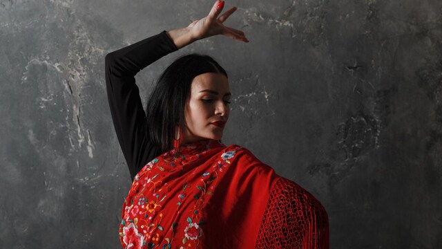 mujer flamenco