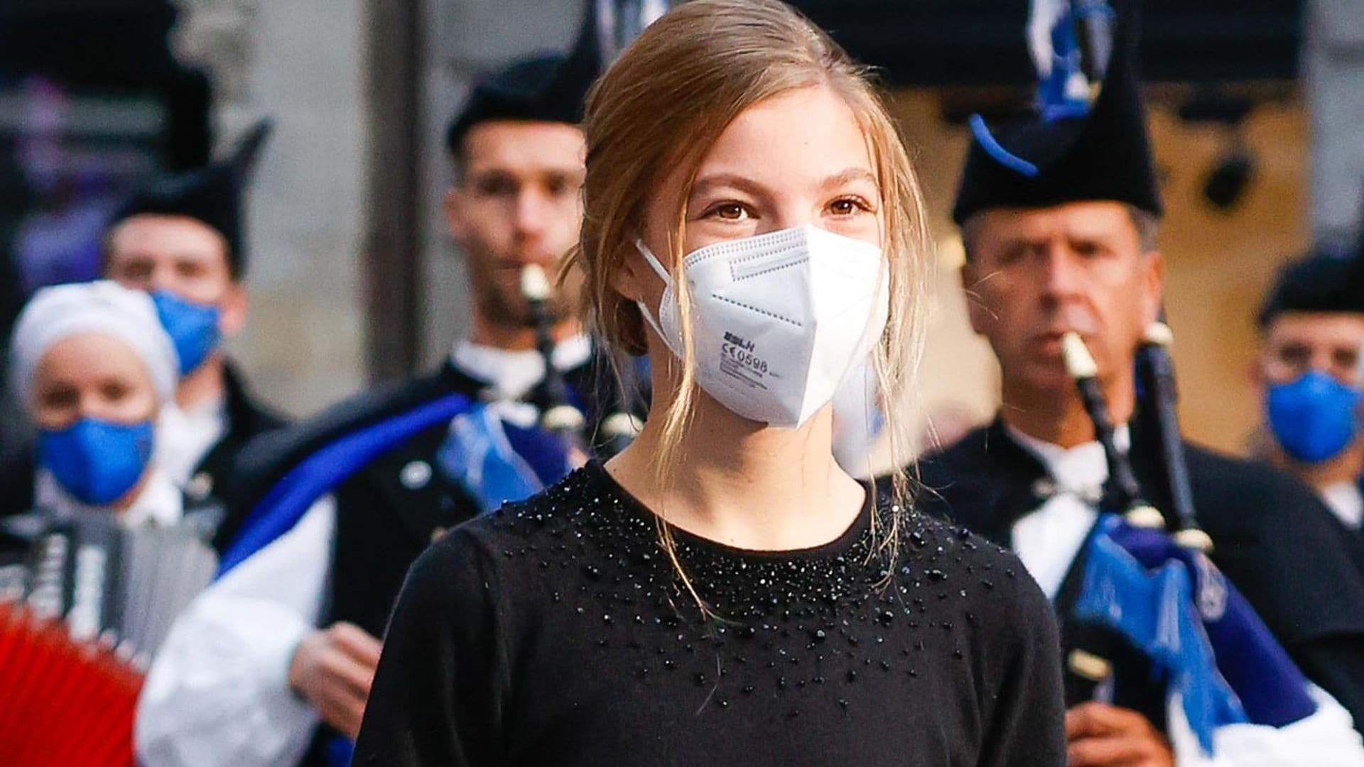 La infanta Sofía confirma su pasión por la silueta bailarina con su nueva falda de tul