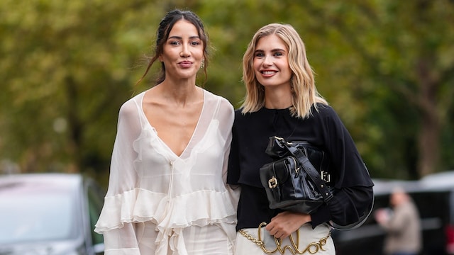 Tamara Kalinic y Xenia Adonts en el desfile de Chloe en la Paris Fashion Week 2025
