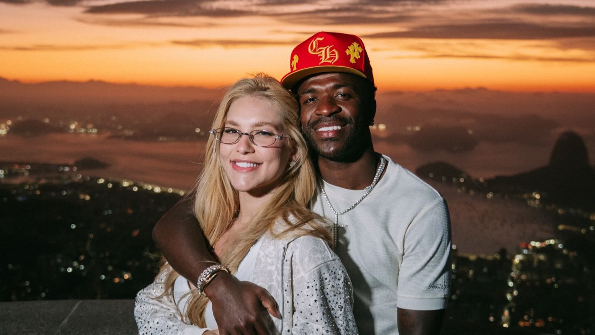Vinicius Jr. y Virginia Fonseca en Río de Janeiro